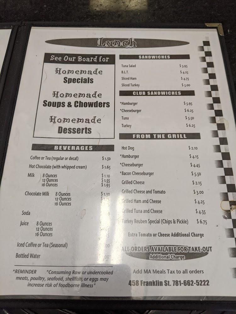 Ernie's Lunch Menu image 1